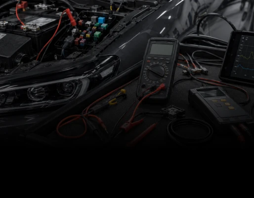 Manufacturer-trained technician servicing a European car at the Eurotech Automotive workshop in Albion, Brisbane - Australia