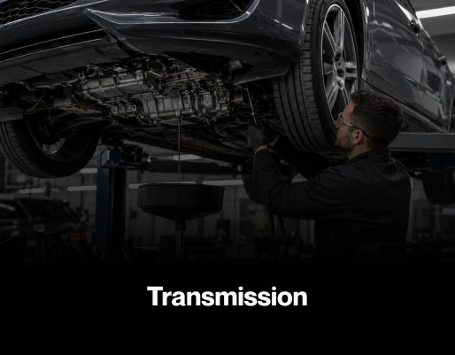 Brake service being carried out on a European car at the Eurotech Automotive workshop in Artarmon, Sydney - Australia