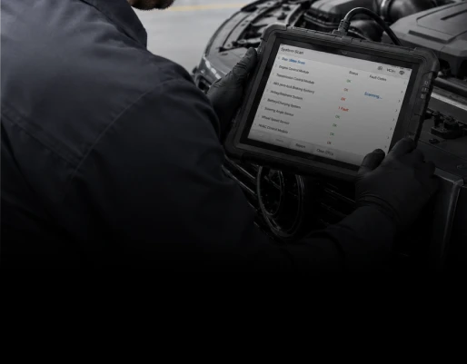 Technician servicing an automatic transmission at the Eurotech Automotive workshop in Albion, Brisbane - Australia